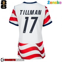 Ženske Nogometnih dresov Združene države Malik Tillman #17 Domači SP 2026 Kratki rokavi